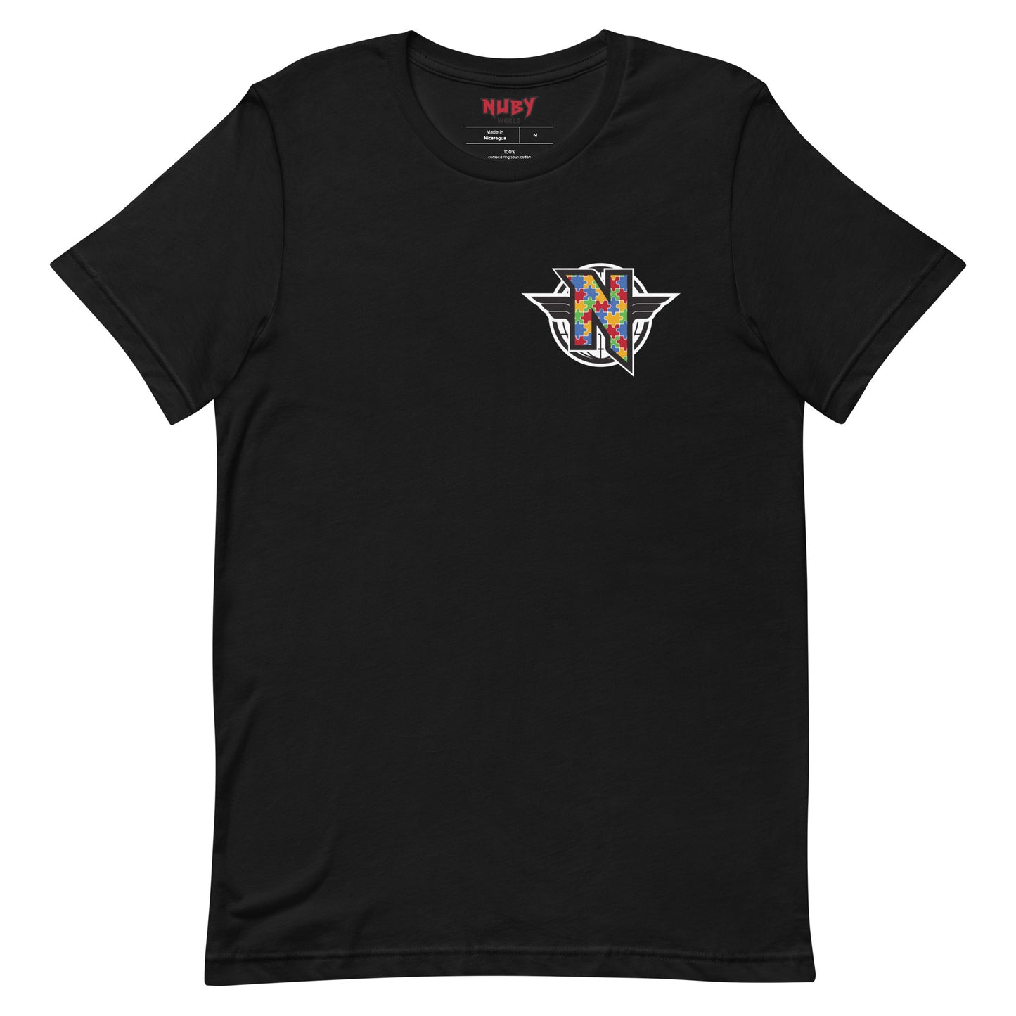 N.U.B.Y. World Autism Awareness Logo Unisex t-shirt