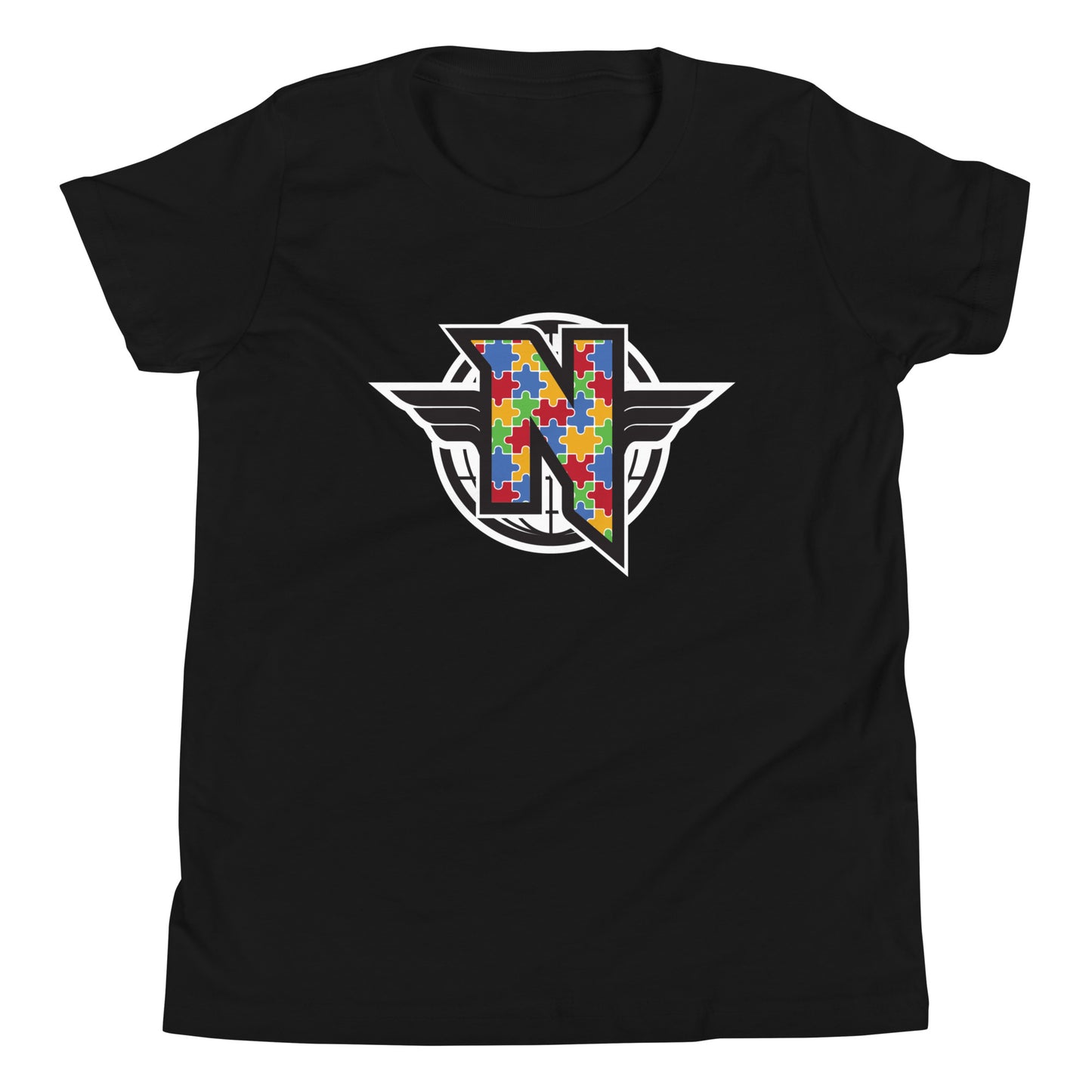 N.U.B.Y. World Autism Awareness Logo Youth Short Sleeve T-Shirt
