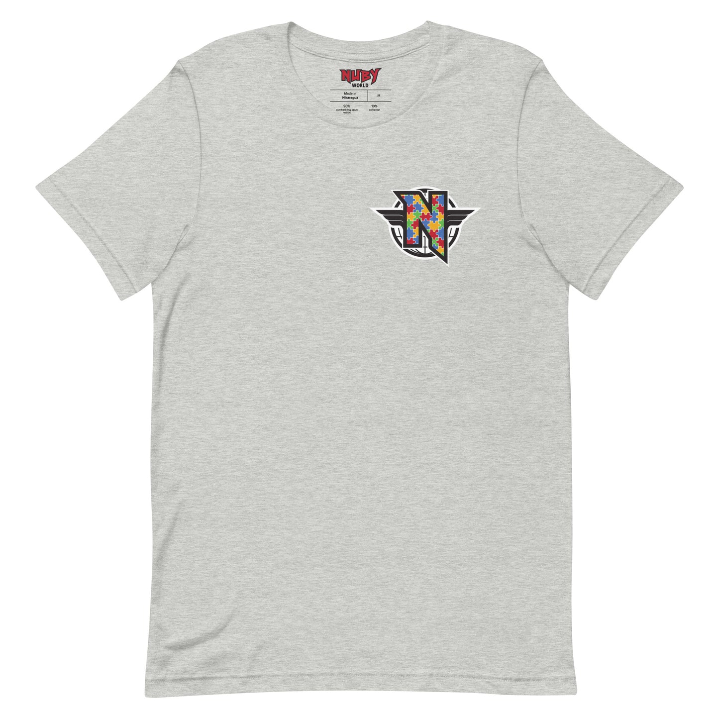 N.U.B.Y. World Autism Awareness Logo Unisex t-shirt